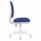 Кресло детское BRABIX "Fancy MG-201W", без подлокотников, пластик белый, синее, 532413, MG-201W_532413 - фото 11388787