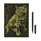 Гравюра с эффектом золота "Котёнок", 18х24 см, основа, штихель, LORI, Гр-051 - фото 11389184