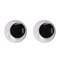 Глазки для творчества самоклеящиеся, вращающиеся, черно-белые, 7 мм, 30 шт., ОСТРОВ СОКРОВИЩ, 661308 - фото 11389332