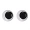 Глазки для творчества самоклеящиеся, вращающиеся, черно-белые, 10 мм, 30 шт., ОСТРОВ СОКРОВИЩ, 661309 - фото 11389479