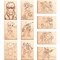 Заготовки деревянные для выжигания "Для мальчиков", 5 шт., 10 рисунков, 15х21 см, BRAUBERG HOBBY, 665310 - фото 11390798