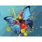 Картина по номерам 40х50 см, ОСТРОВ СОКРОВИЩ "Голубая бабочка", на подрамнике, акриловые краски, 3 кисти, 662486 - фото 11391484