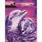 Картина по номерам 40х50 см, ОСТРОВ СОКРОВИЩ "Дельфины", на подрамнике, акриловые краски, 3 кисти, 662482 - фото 11391493