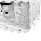 Картонный игровой развивающий Домик-раскраска "Новогодний", высота 130 см, BRAUBERG kids, 880365 - фото 11391902