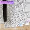 Картонный игровой развивающий Домик-раскраска "Сказочный", высота 130 см, BRAUBERG Kids, 880364 - фото 11391915