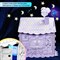 Картонный игровой развивающий Домик-раскраска "Сказочный", высота 130 см, BRAUBERG Kids, 880364 - фото 11391917