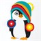 Набор для творчества "Аппликация из фетра", "Пингвинчик", основа 20х15 см, ЮНЛАНДИЯ, 662389 - фото 11392298