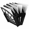 Лоток для бумаг веерный STAFF 7-ми секционный, 6 отделений, сетчатый, черный, 237023 - фото 11401949