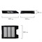 Лоток горизонтальный для бумаг BRAUBERG "Office-Expert", А4 (343х262х58 мм), сетчатый черный, 238015 - фото 11402233