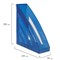 Лоток вертикальный для бумаг BRAUBERG "Office style", 245х90х285 мм, тонированный синий, 237282 - фото 11402461
