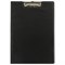 Папка-планшет BRAUBERG, А4 (340х240 мм), с прижимом и крышкой, картон/ПВХ, РОССИЯ, черная, 221488 - фото 11405919