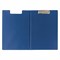 Папка-планшет BRAUBERG, А4 (340х240 мм), с прижимом и крышкой, картон/ПВХ, РОССИЯ, синяя, 221489 - фото 11405943
