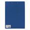 Папка-планшет BRAUBERG, А4 (340х240 мм), с прижимом и крышкой, картон/ПВХ, РОССИЯ, синяя, 221489 - фото 11405945