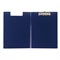 Папка-планшет BRAUBERG "Contract", А4 (315х230 мм), с прижимом и крышкой, пластиковая, синяя, сверхпрочная, 1,5 мм, 223488 - фото 11406000