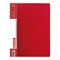 Папка с боковым металлическим прижимом и внутренним карманом BRAUBERG "Contract", красная, до 100 л., 0,7 мм, бизнес-класс, 221788 - фото 11406059