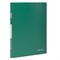 Папка с боковым металлическим прижимом BRAUBERG стандарт, зеленая, до 100 листов, 0,6 мм, 221627 - фото 11406122