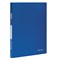 Папка с боковым металлическим прижимом BRAUBERG стандарт, синяя, до 100 листов, 0,6 мм, 221629 - фото 11406130