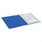 Папка с боковым металлическим прижимом BRAUBERG стандарт, синяя, до 100 листов, 0,6 мм, 221629 - фото 11406136