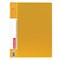 Папка с боковым металлическим прижимом и внутренним карманом BRAUBERG "Contract", желтая, до 100 л., 0,7 мм, бизнес-класс, 221790 - фото 11406156
