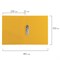 Папка с боковым металлическим прижимом и внутренним карманом BRAUBERG "Contract", желтая, до 100 л., 0,7 мм, бизнес-класс, 221790 - фото 11406162
