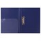 Папка с боковым металлическим прижимом и внутренним карманом BRAUBERG "Диагональ", темно-синяя, до 100 листов, 0,6 мм, 221357 - фото 11406165