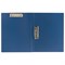 Папка с 2-мя металлическими прижимами BRAUBERG стандарт, синяя, до 100 листов, 0,6 мм, 221625 - фото 11406206