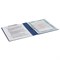 Папка с 2-мя металлическими прижимами BRAUBERG стандарт, синяя, до 100 листов, 0,6 мм, 221625 - фото 11406211