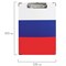 Доска-планшет BRAUBERG "Flag" с прижимом А4 (226х315 мм), российский флаг, картон/ламинированная бумага, 232235 - фото 11406218