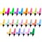 Набор текстовыделителей 24 ЦВЕТА на подставке, BRAUBERG "DELTA", 15 пастельных цветов + 9 неоновых цветов, линия 1-5 мм, 152506 - фото 11421782