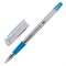 Ручка шариковая масляная с грипом BRAUBERG "i-Rite GT SKY", СИНЯЯ, голубые детали, узел 0,4 мм, 143299 - фото 11429173