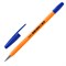Ручка шариковая BRAUBERG "M-500 ORANGE", СИНЯЯ, корпус оранжевый, узел 0,7 мм, линия письма 0,35 мм, 143448 - фото 11429218