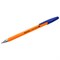 Ручка шариковая BRAUBERG "M-500 ORANGE", СИНЯЯ, корпус оранжевый, узел 0,7 мм, линия письма 0,35 мм, 143448 - фото 11429222