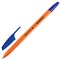 Ручка шариковая BRAUBERG "X-333 Orange", СИНЯЯ, корпус оранжевый, узел 0,7 мм, линия письма 0,35 мм, 142409 - фото 11429383