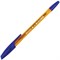 Ручка шариковая BRAUBERG "X-333" AMBER, СИНЯЯ, корпус тонированный оранжевый, узел 0,7 мм, линия письма 0,35 мм, 142832 - фото 11429991