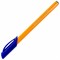 Ручка шариковая масляная BRAUBERG "Extra Glide Orange", СИНЯЯ, трехгранная, узел 0,7 мм, линия письма 0,35 мм, 142925 - фото 11430254
