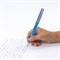 Ручка шариковая масляная с грипом BRAUBERG "Roll", СИНЯЯ, корпус синий, узел 0,7 мм, линия письма 0,35 мм, 143005 - фото 11430797