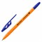 Ручки шариковые BRAUBERG "ULTRA ORANGE", СИНИЕ, НАБОР 10 штук, корпус оранжевый, узел 0,7 мм, 143571 - фото 11431299