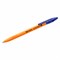Ручки шариковые BRAUBERG "ULTRA ORANGE", СИНИЕ, НАБОР 10 штук, корпус оранжевый, узел 0,7 мм, 143571 - фото 11431303