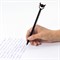 Ручка с топпером шариковая ЮНЛАНДИЯ "Чертёнок", корпус ассорти, СИНЯЯ, пишущий узел 0,7 мм, 143812 - фото 11431537