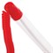 Ручка шариковая настольная BRAUBERG "Стенд-Пен", СИНЯЯ, пружинка, корпус красный, линия письма 0,5 мм, 141349 - фото 11431807