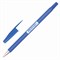 Ручка шариковая BRAUBERG "Capital-X", СИНЯЯ, корпус soft-touch синий, узел 0,7 мм, линия письма 0,35 мм, 143341, BP253 - фото 11431960