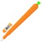 Ручка фигурная шариковая ЮНЛАНДИЯ "Морковка", мягкий силиконовый корпус, СИНЯЯ, пишущий узел 0,7 мм, 143778 - фото 11432929