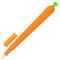 Ручка фигурная шариковая ЮНЛАНДИЯ "Морковка", мягкий силиконовый корпус, СИНЯЯ, пишущий узел 0,7 мм, 143778 - фото 11432931