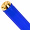 Ручка шариковая масляная BRAUBERG "Techno-X GLD", СИНЯЯ, корпус синий, золотистые детали, линия 0,5 мм, 144223 - фото 11433210