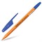 Ручка шариковая ERICH KRAUSE "R-301 Orange", СИНЯЯ, корпус оранжевый, узел 0,7 мм, линия письма 0,35 мм, 43194 - фото 11433379