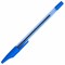 Ручка шариковая BEIFA (Бэйфа) 927, корпус тонированный синий, узел 0,7 мм, линия письма 0,5 мм, AA927-BL - фото 11433423