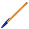 Ручка шариковая STAFF "Basic Orange BP-01", письмо 750 метров, СИНЯЯ, длина корпуса 14 см, узел 1 мм, 143740 - фото 11433463