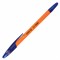 Ручка шариковая масляная STAFF "Basic X-100", СИНЯЯ, корпус оранжевый, узел 1 мм, линия письма 0,7 мм, 143204 - фото 11433477