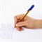 Ручка шариковая масляная c грипом STAFF "Manager OBP-267", СИНЯЯ, корпус оранжевый, линия письма 0,35 мм, 142979 - фото 11433491