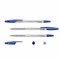 Ручка шариковая ERICH KRAUSE "R-301 Classic", СИНЯЯ, корпус прозрачный, узел 1 мм, линия письма 0,5 мм, 43184 - фото 11433504